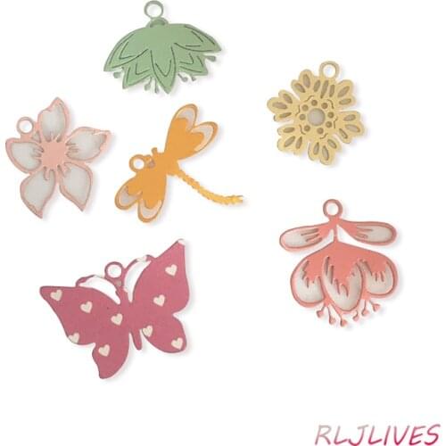 Butterfly Flower Metal Cutting Dies DIY Scrapbooking Card Stencil Paper Craft Handmade Album Handbook Decoration