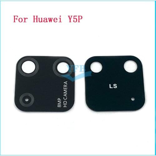 10pcs Rear Camera Lens For Huawei Y5P Y6S Y6P Y7P Y8P 2020 Y9A Back Camera Glass Lens Cover Camera outside Glass with stickers