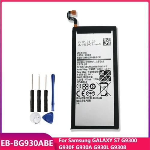 Original Phone Battery EB-BG930ABE For Samsung GALAXY S7 G9300 G930F G930A G930L G9308 EB-BG930ABA Replacement Battery 4000mAh