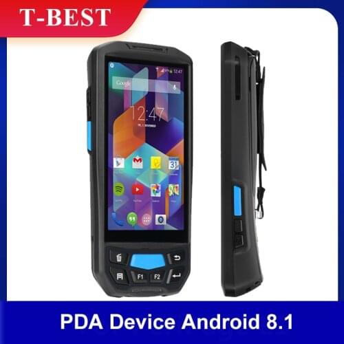 Android 8.1 PDA Handheld POS Terminal 1D Barcode Scanner Data Collector Inventory Machine 4G WiFi BT Mobile Computer POS System
