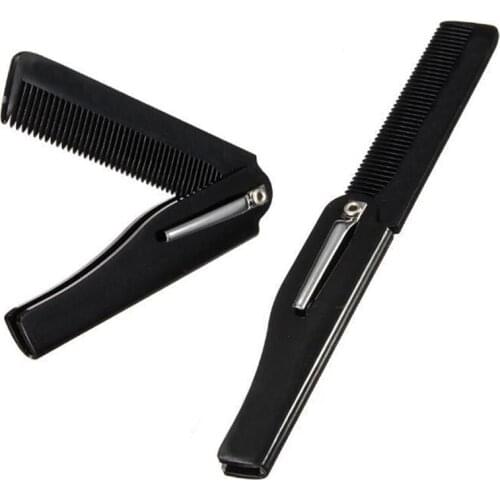1Pcs Men Professional Folding Comb Pocket Magic Hair Comb Beard Hair Clip Men Women Fashion Hair Styling Tool Hair Care Comb