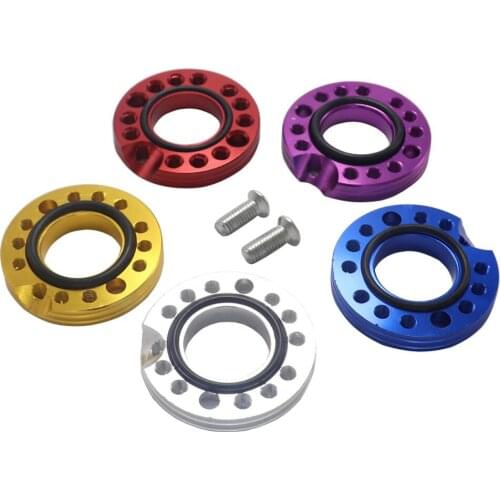 28mm CNC Carb Adjuster Carburetor Inlet Manifold Spinner Plate Adaptor For Pit Dirt Bikes Buggy