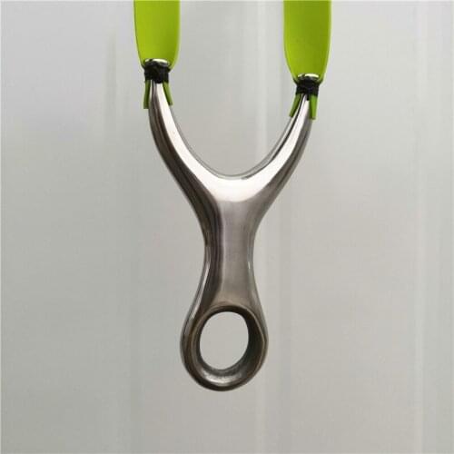 New 440 Stainless Steel Slingshot With Rubber Band Catapult Powerful Hunter Sling Shot For Hunting Outdoor Competive Sling shot
