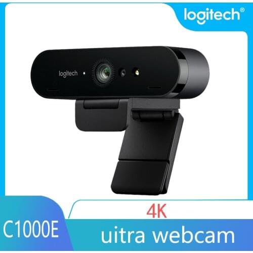 Logitech C1000E camera BRIO 4K HD wide-angle office camera for video conferencing, streaming media recording, computer equipment