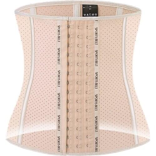 2020 Fitness Girdle Belt Postpartum Abdomen Belt Sports Lady Rubber Breathable Girdle Belt Slimming Steel Bone Corset Body Shape