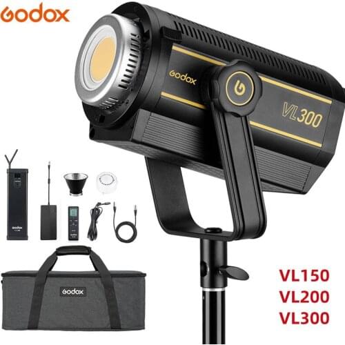 Godox VL150 VL-150 150W 5600K White Version LED Video Light Continuous Output Bowens Mount Studio Light App Support Godox VL150