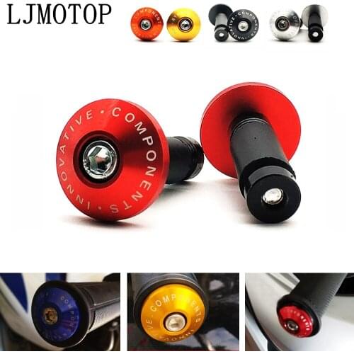 Universal Motorcycle Handle End Bar motocross Handlebar Grip Plug Cap For Honda CBR600 F2,F3,F4,F4i NC700S NC700X VTX1300
