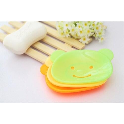 Bathroom Cartoon drain Soap Boxes Bathroom Plate Dish Home Shower Case keep soap dry drain Soap Boxes Home Bathroom Organizer