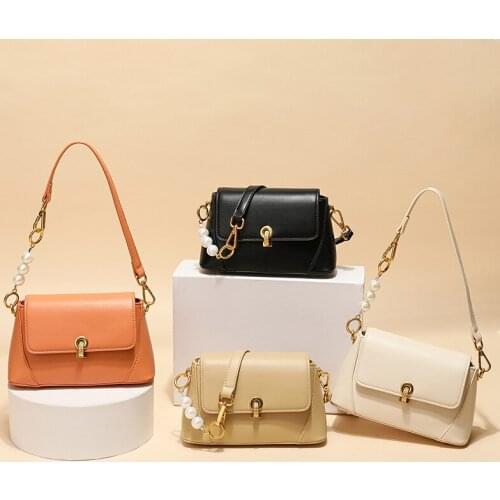 Female Armpit Small Square Shoulder Bag Fashion Pu Leather Women Handbag Ladies Bags