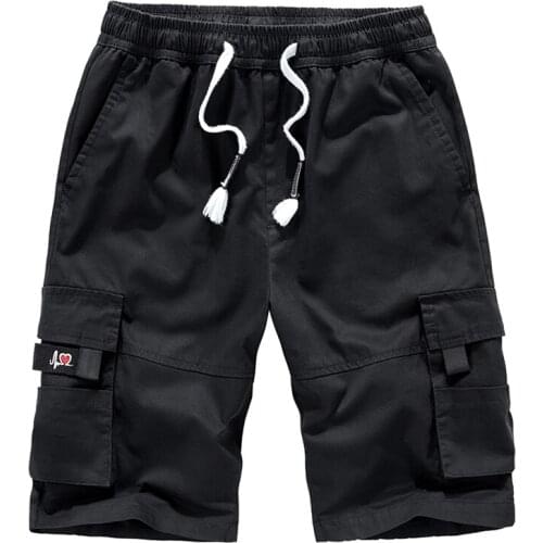 M-8XL Summer Men Shorts Fad New Fashion Short Pants Cotton Quality Mens Casual Shorts Homme Holiday Beach Cargo Shorts