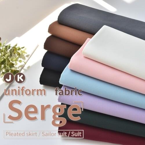 150cmx50cm/Pcs TR Blended Fabric Serge School Uniform JK Uniform Sailor Suit Suit Pleated Skirt Pants DIY Apparel Fabric