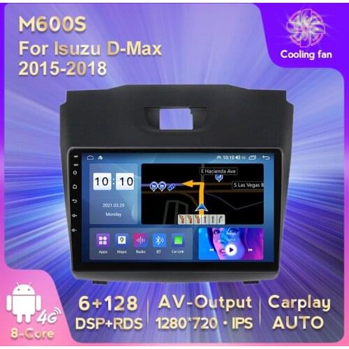 RDS RDS 6G+128G Android 11 IPS Car Media Car Multimedia Player Car Audio For Isuzu D-Max 2015-2018 Multimedia Video Player