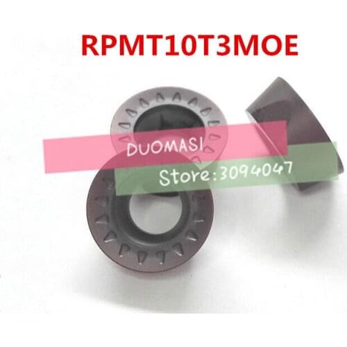 Free shipping 10pcs Carbide blade RPMT10T3MOE, CNC milling insert, numerical control lathe tool, suitable for stainless steel