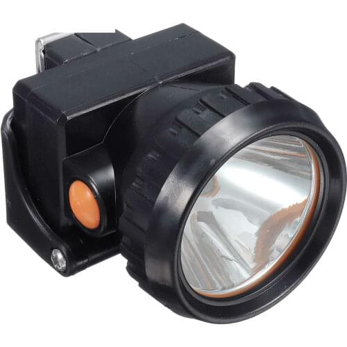Miners Cordless Power LED Rechargeable Helmet Light Safety Head Cap Lamp Torch Working Headlamp Black Waterproof Headlamp Kit