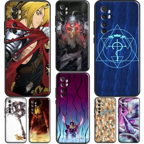 Fullmetal Alchemist Edward For Xiaomi Mi 11 Lite Note 10 Mi 10T Pro A3 Mi 11 Ultra Phone Case For POCO X3 Pro M3 F3