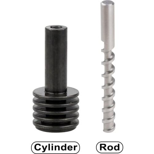 Ceramic Mud Powder Extruder Micro Screw 8MM X 82MM Throat Feed Rod Feed Rod 3D Printer Accessories