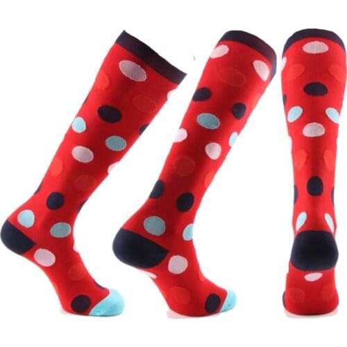 Male Female Compression Socks Fit For Sports Anti Fatigue Knee Pain Relief High Socks Black Compression Socks For Men Sport Sock