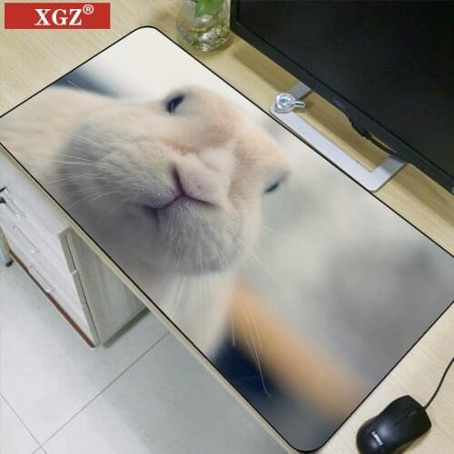 XGZ Animal Cute Rabbit Mouse Pad New Arrival 900x400x2mm Gaming Mouse Pad Notbook Desk Wrist Pad Mouse Computer Game Player Pad