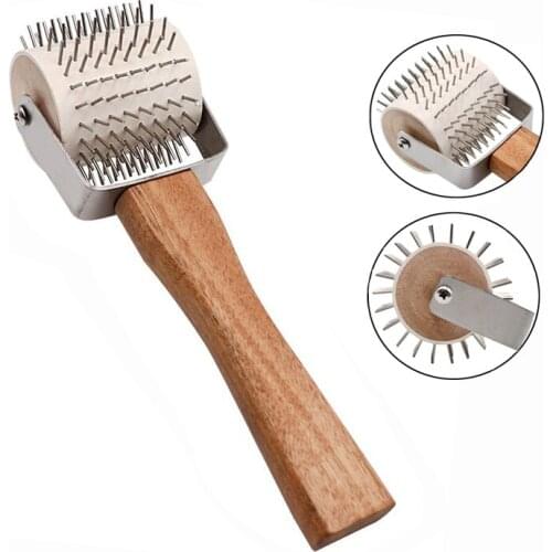 Metal Pinwheel nipple Wooden handle body penis vagina stimulator massager BDSM restraint role play Sex Toy Woman man Slave