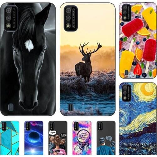 Fashion Bumper Cute Case For Itel A37 itel A26 Case Soft Silicone Cat Horse Flower Cover Back Shell