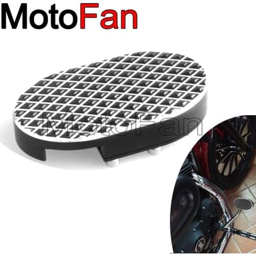 New Motorcycle Brake Pedal Covers Foot Peg Pads Custom for Harley Dyna Wide Glide Softail Deluxe Sportster Street Rod