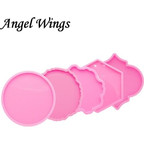 Irregular Circle/Round/Square/Hexagon Geode Coaster Agate Resin DIY silicone molds with Epoxy Resin Art Diy DY0278