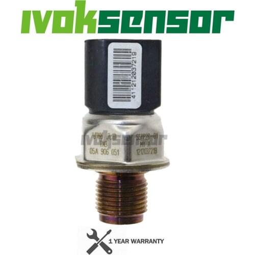 Genuine CR Fuel Rail Pressure Sensor For VAG AUDI A4 A5 A6 A7 Q5 Q7 VOLKSWAGEN 3.0 4.2 TDi 05A906051 55PP28-01