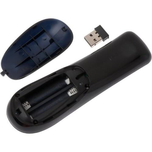 2.4GHz Fly Air Mouse T2 Remote Control Wireless 3D Gyro Motion Stick PC E56B