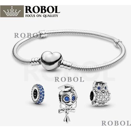 Owls&BrillianceBraceletSet High Quality Boutique 925 Sterling Silver Bracelet 2020 Autumn New Exquisite Jewelry Free Shipping