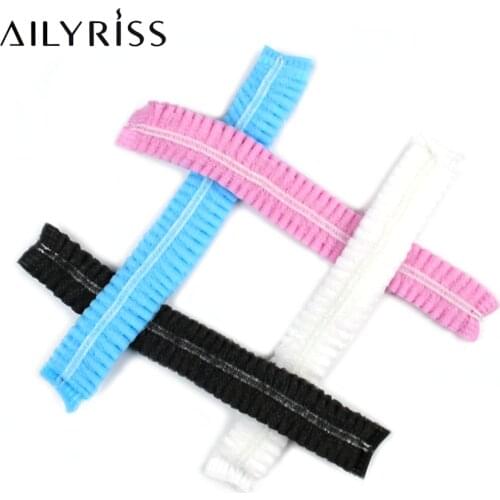 Disposable Nonwoven Bouffant Caps Hair Net for Eyelash Extension Spun Bonded Head Cover Hair Salon Bathroom Supplies
