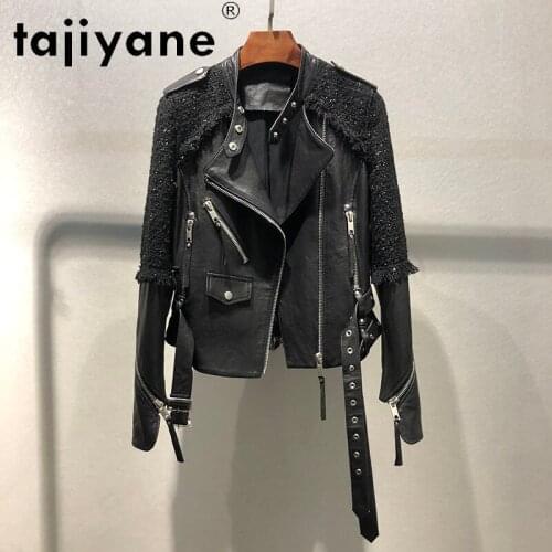 Tajiyane 2021 Spring Genuine Leather Winter Jacket Women Real Sheepskin Coats Korean Style Woman Clothing Mujeres Abrigos TN1657