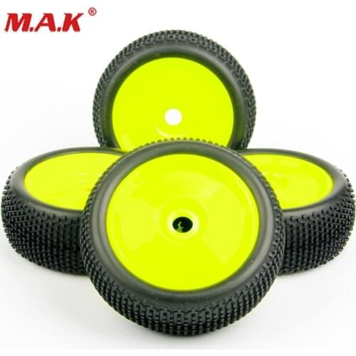 4pcs/set 1/8 RC car tires set buggy off-road tyre rim 17mm hex F. Losi HPI Kyosho MP9 1:8 RC XTR badlands parts accessories