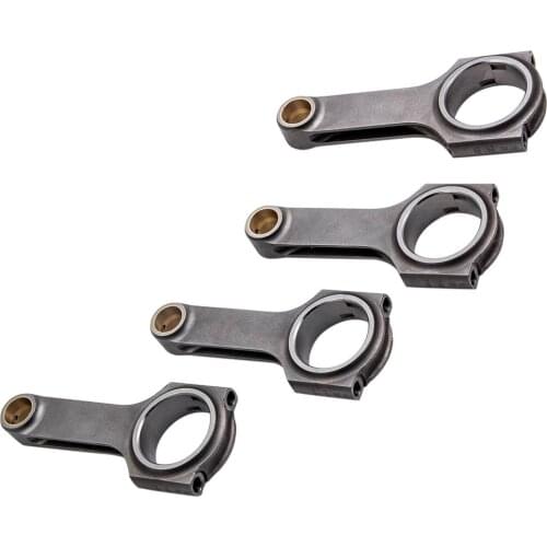 4340 Forged Steel H-Beam Conrods For Volvo B230 152mm Connecting Rods Conrods TUV Shot Peen Crankshaft Piston Balanced Cranks