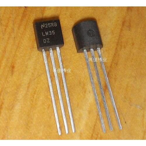 Free shipping 10PCS/LOT LM35DZ LM35 TO-92 Precision Centigrade Temperature Sensors