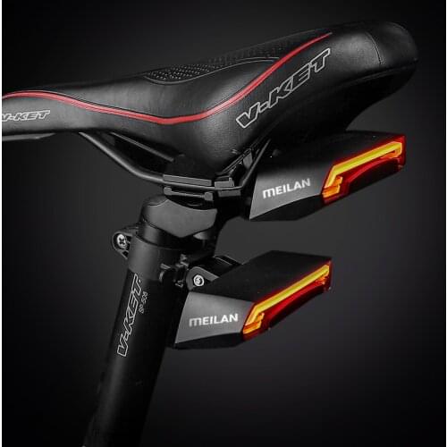 X5 Wireless Bike Brake Light Version Flash Safety Rear Turn Bicycle Wireless Remote Control Turning Laser Safety Line Light