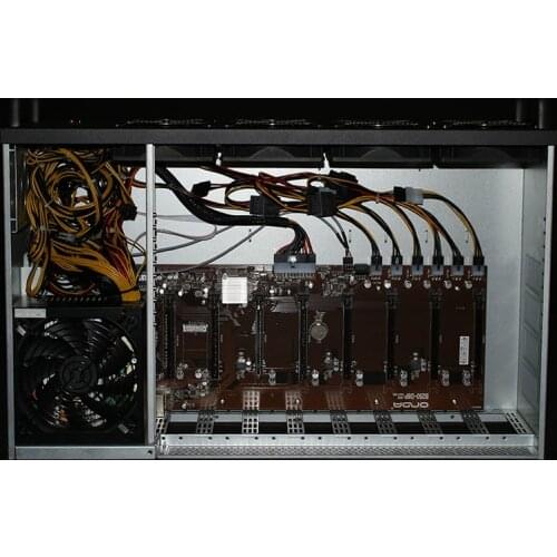 Bitcoin Miner Case PC Server System USB Miner Frame ETH BTC XMR Mining Rig 8 GPU Rack For Onda AK2980 K7 K15 B250 D8P 55 Chassis