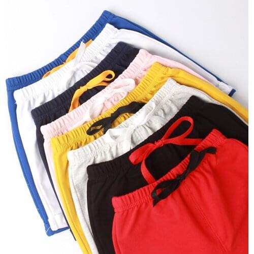1 2 3 4 5 6 Years Baby Boy Shorts Infantil Short Pants for Teen Girls Summer Kids Sport Shorts Korean Candy Color Cotton Panties