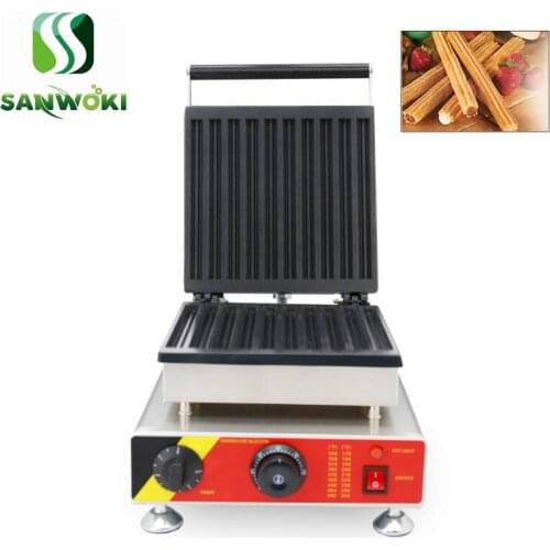 Electric non-stick 10 pcs churro maker machine Spainish Churros Baker Iron Machine Latin fruit machine Churros Baking Machine