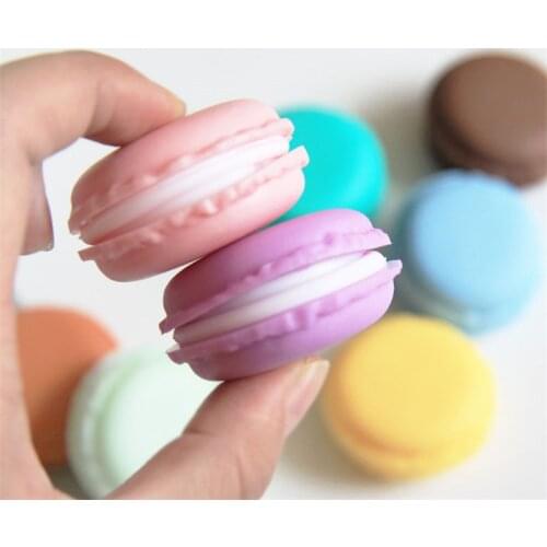 Creative Macaron Pill Box Cute Mini Pill Case Medicine Storage Box Organizer Portable Drugs Container Jewelry Contact Lens Case