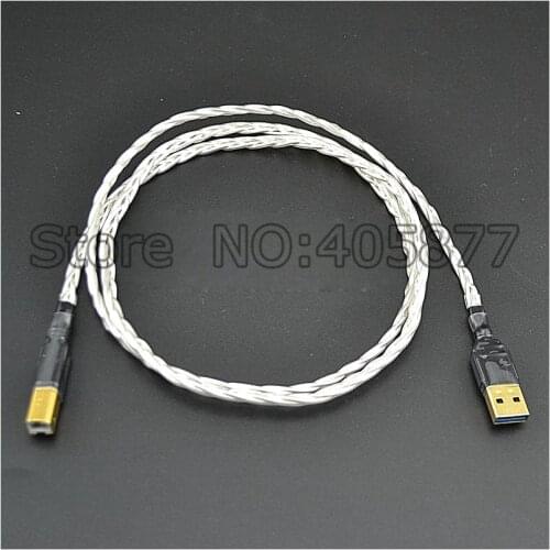 Hi-End audio Audiophile USB DAC Cable A to B USB Audio Cable1 Meter USB Hifi cable