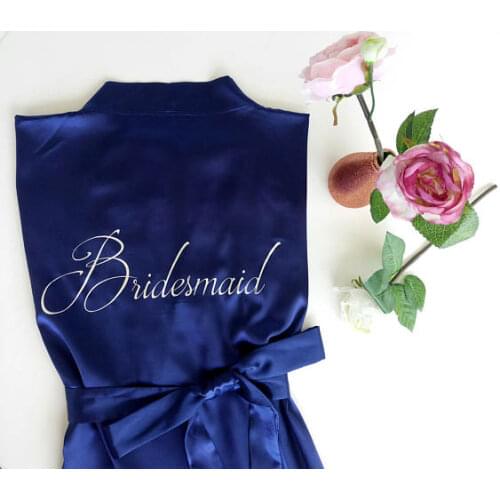 Custom Foil Print bride name date Bridal Shower pajamas nightgown Robes Wedding Hens Night Bachelorette Party favors gifts