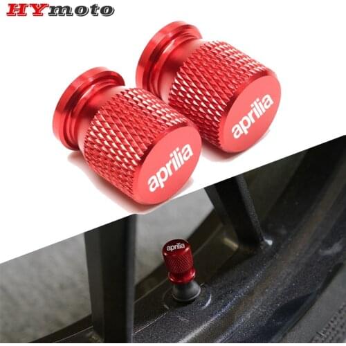 Tire Valve Cap For Aprilia RSV4 RSV1000/R Caponord 1200 Dorsoduro 750 Shiver Motorcycle CNC Accessorie Wheel Stem Airtight Cover