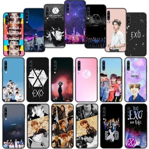 Kpop EXO Luxury Soft Cover Case for Samsung Galaxy S20fe S21 Plus A02 A12 A32 A52 A72 F62 M02 M62 Ultra Cover