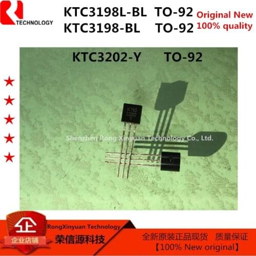 KTC3202-Y KTC3202 C3202 KTC3202-Y-AT KTC3202Y KTC3198L-BL KTC3198L C3198L C3198L-BL KTC3198-BL KTC3198 C3198 3198-BL TO-92 New