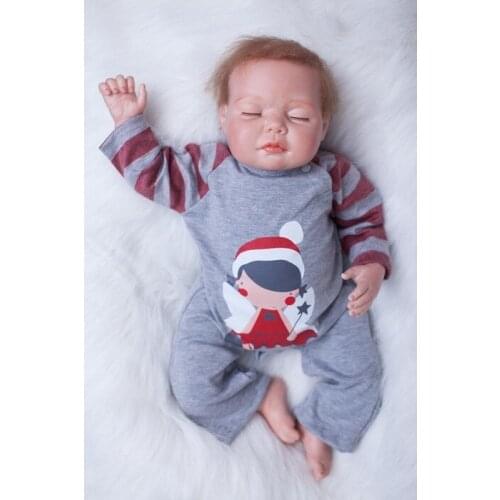 Reborn dolls toys 20" soft body silicone vinyl reborn babies real soft touch girl dolls toys gift boneca