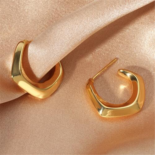 MANGOSKY Design C Earring Fashion Irregular Geometry Earrings