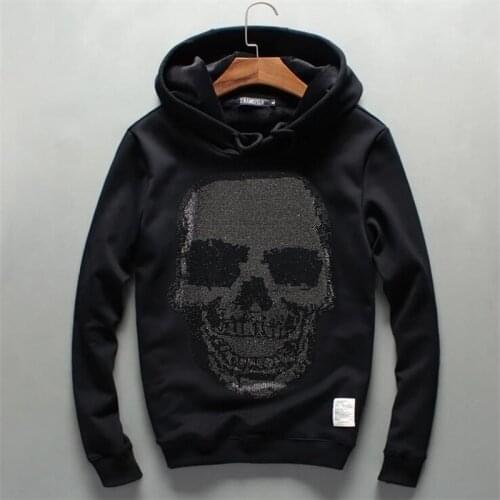 2021 Best Selling Fashion High Quality Casual Hip Hop Mens Diamond Hooded Slim Joker Coat