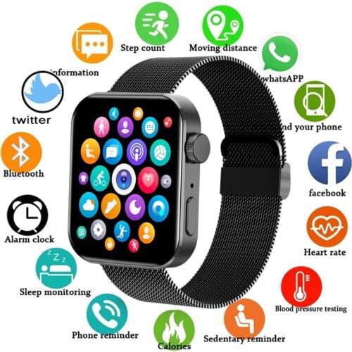 2021 LIGE New Smart Watch Bluetooth Call IOS Android Color Screen Multifunctional Clock Heart Rate Monitor Men Women Smartwatch