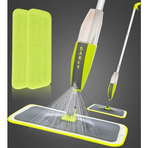 Spray Mop for Wooden Floor Reusable Microfiber cloth 360 Degree Handle Home Windows Kitchen Magic Floor Mop Broom Clean Tools