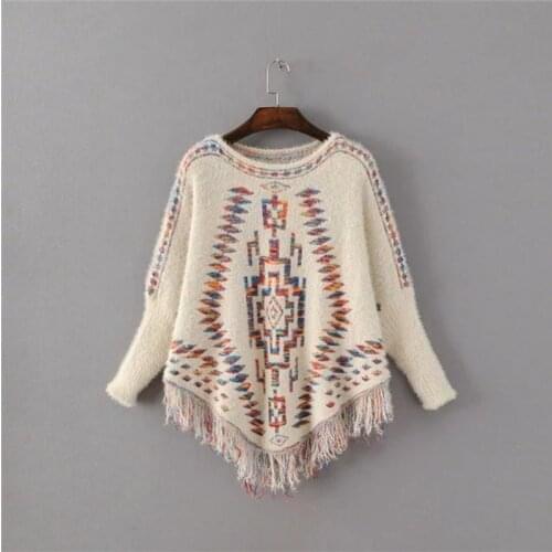 2018 Plus Size Winter Warm Maternity Womens Wool Turtleneck Long Sleeve Pullovers Plaid Knit Sweater Poncho Maternity Clothings